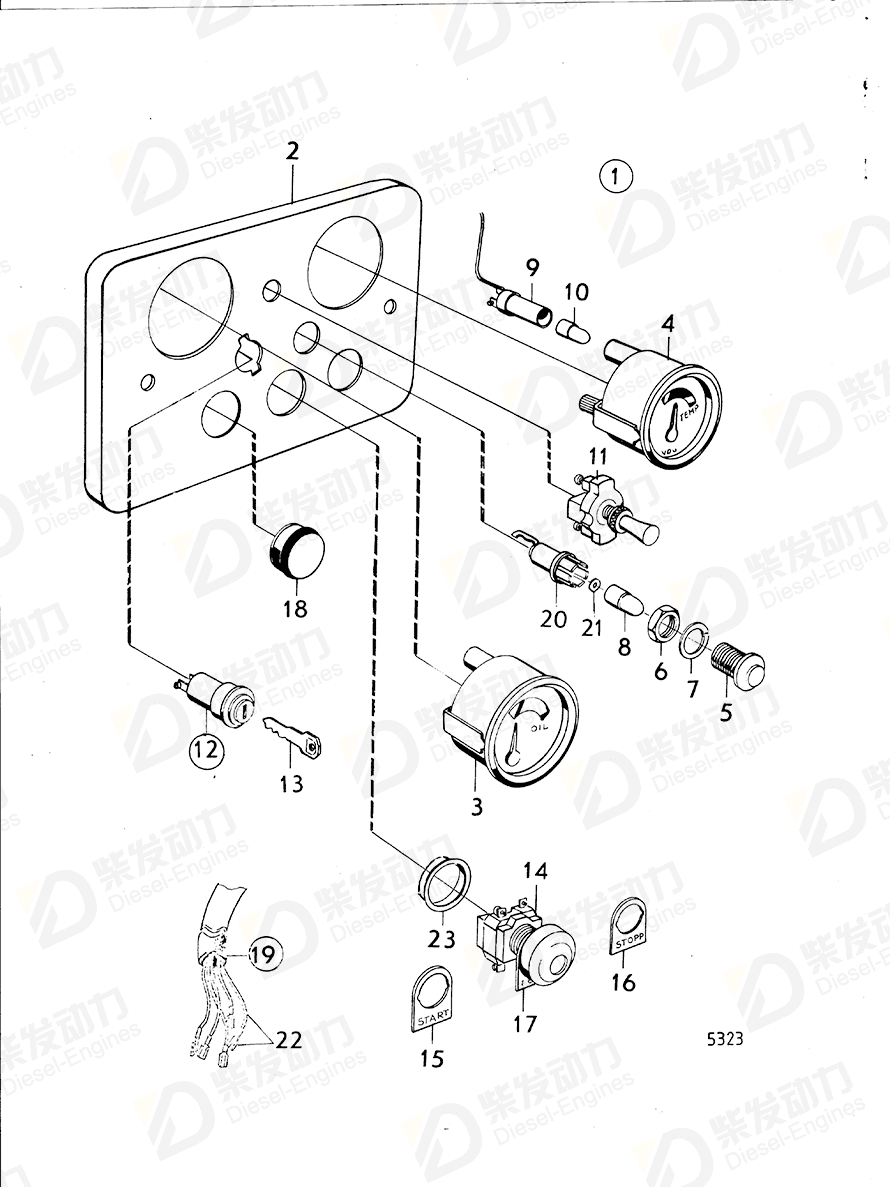 volvo penta Plug 821386 Drawing volvo penta Plug 821386 Drawing